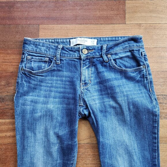 Abercrombie & Fitch "The A&F Skinny" Low Rise Jeans Size 27/4S - Picture 5 of 16